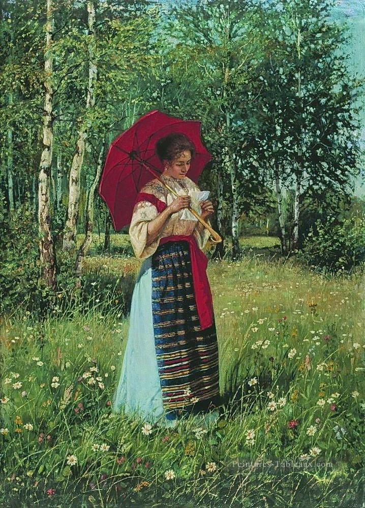 lire la lettre Nikolay Bogdanov Belsky Peintures à l'huile